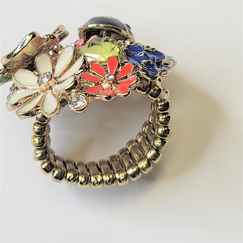 Ladybug Ring, Adjustable Band Ring, Ladybug Theme… - image 2
